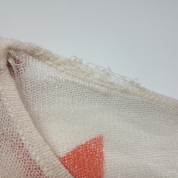 Star Print Sheer See Through Sweater - Picture 6 of 11